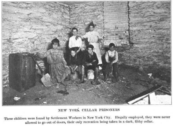 Bitter Cry, Spargo, NY Cellar Prisoners, Feb 1906