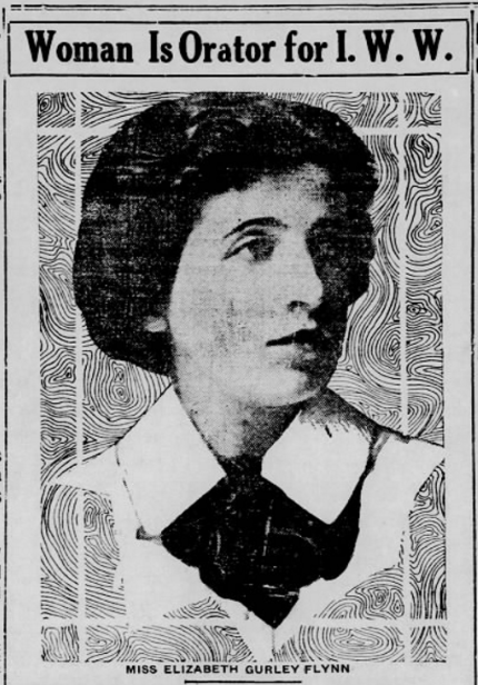 Elizabeth Gurley Flynn, Reno Gz-Jr, July 12, 1916