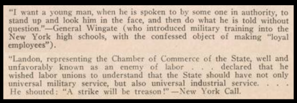 Masses, When Strike Is Treason, Text, M Becker, July 1916