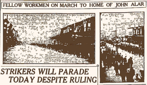 Minnesota Iron Miners Strike, Parade, Duluth Ns-Tb, June 25, 1916