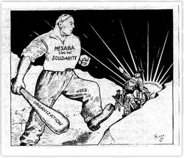 Solidarity, Mesabi IWW Club, by R Chaplin (Bingo), Aug 19, 1916