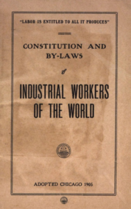 IWW Constitution and By-Laws, 1905