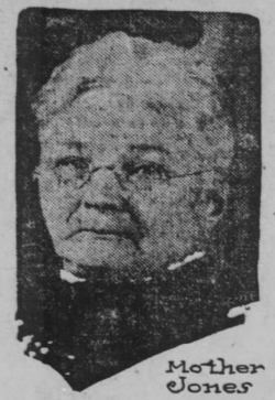 Mother Jones, Evansville (IN) Press, Labor Day Sept 4, 1916