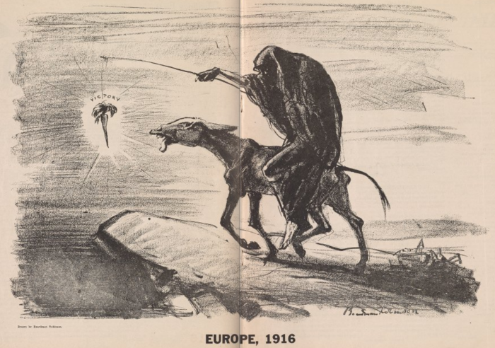 Europe at War, B. Robinson, Masses, Oct 1916