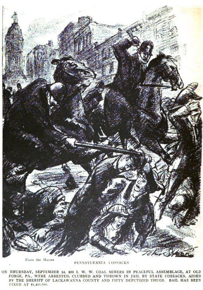 Pennsylvania Cossacks by Sloan, ISR, Oct 1916