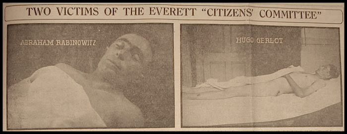 Everett Massacre, Rabinowitz & Gerlot, SUR Nov 18, 1916, UW 009