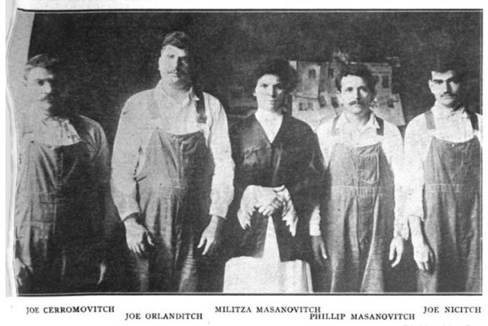 Mesabi Defendants, Biwabik Raid, ISR, Nov 1916