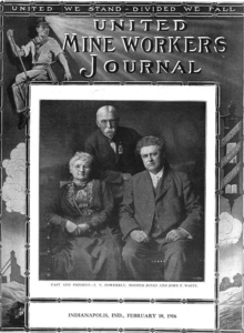 UMWJ, Feb 10, 1916, Cover, Mother Jones, TVP, Pres White
