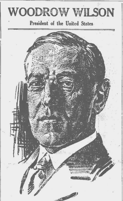 Woodrow Wilson, Elected, Labor World, Nov 11, 1916