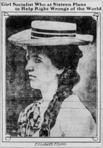 EGF Girl Socialist w Hat, NYW, Aug 24, 1906