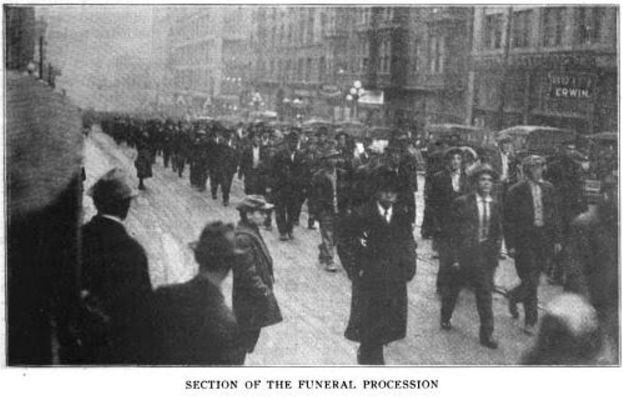 Everett Martyrs, Funeral March, ISR, Jan 1917