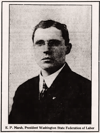 E. P. Marsh, Pres WA FoL, Everett Labor Journal, July 23, 1915, small