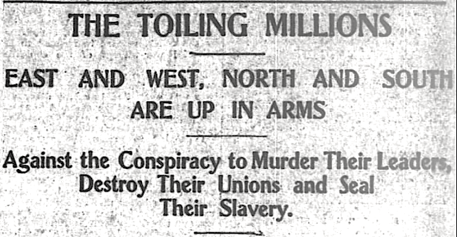 HMP, AtR "Millions Up In Arms", Feb 16, 1907