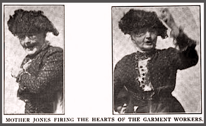Mother Jones Speaks to Chg Garment Strikers, ISR Dec 1915