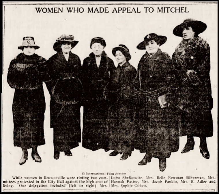 NYC Food Riots, Socialist Women Appeal to Mayor, Tb Feb 22, 1917