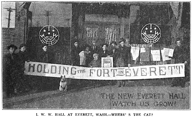 Everett WA IWW Hall, ISR, March 1917