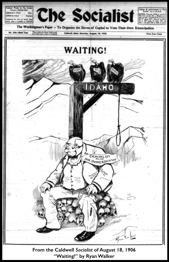 HMP, Waiting by Ryan Walker, Caldwell Socialist of Aug 18, 1906