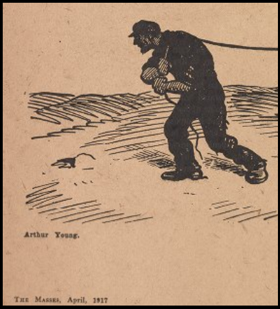 War Patriotism, Profit, Art Young, Masses, Apr 1, 1917, detail 2