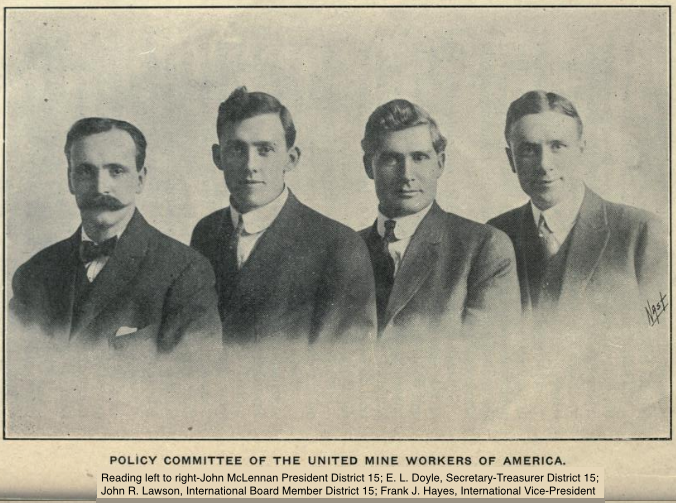 CO Strike 1913-14, UMWA Policy Com, Ludlow Massacre Fink 1914