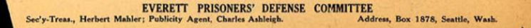 Everett Defense News #18, Mahler Ashleigh, Mar 30, 1917