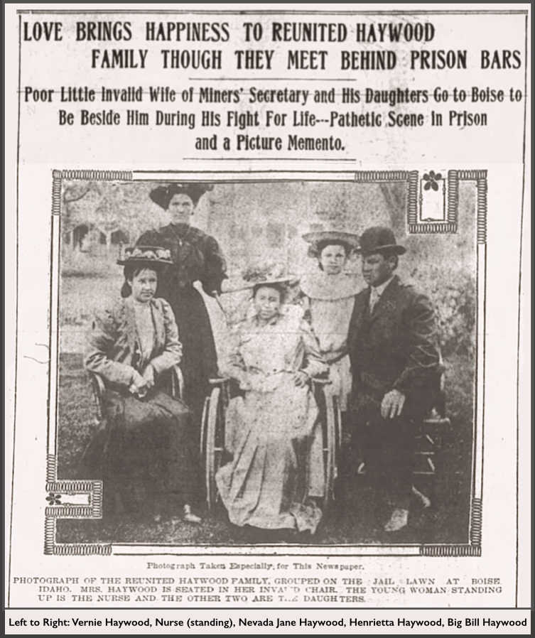Haywood Family Reunited, Boise, Wilkes-Barre Leader, May 10, 1907