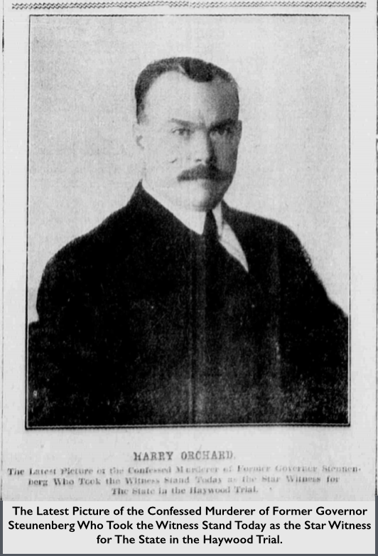 HMP, Harry Orchard, DEN June 5, 1907