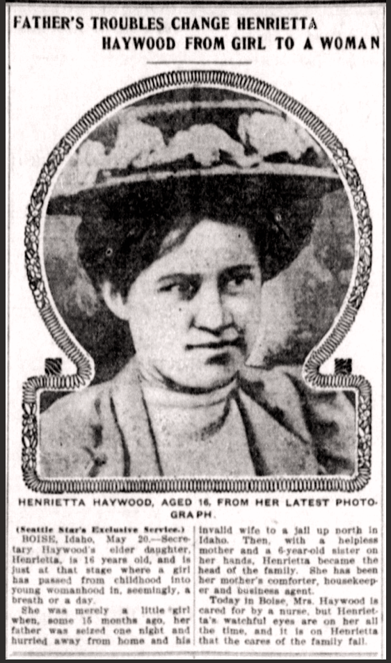 HMP, Vernie Haywood, Stt Str, May 20, 1907