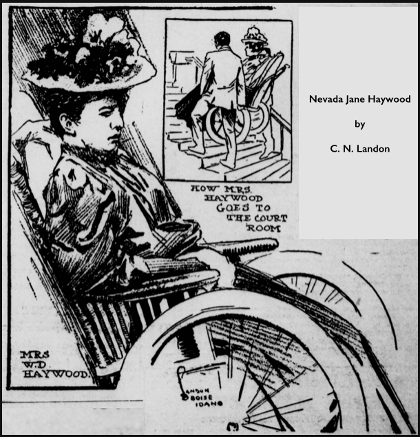 HMP, Nevada Jane Haywood, Landon, Spk Prs, July 12, 1907