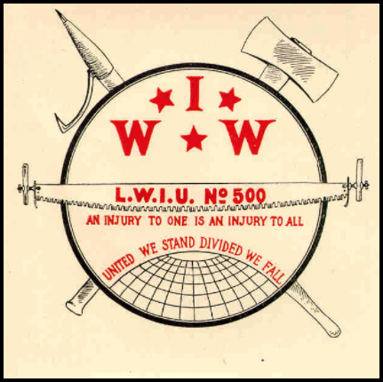 IWW LWIU 500 Stickerette