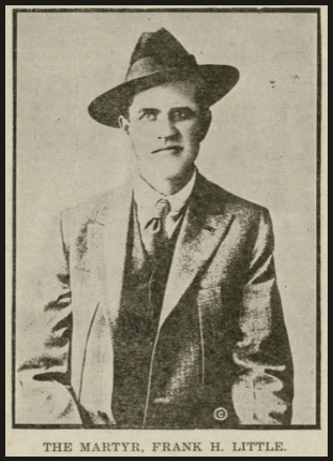 Frank Little Martyr, Truth Butte Tompkins, 1917, crpd