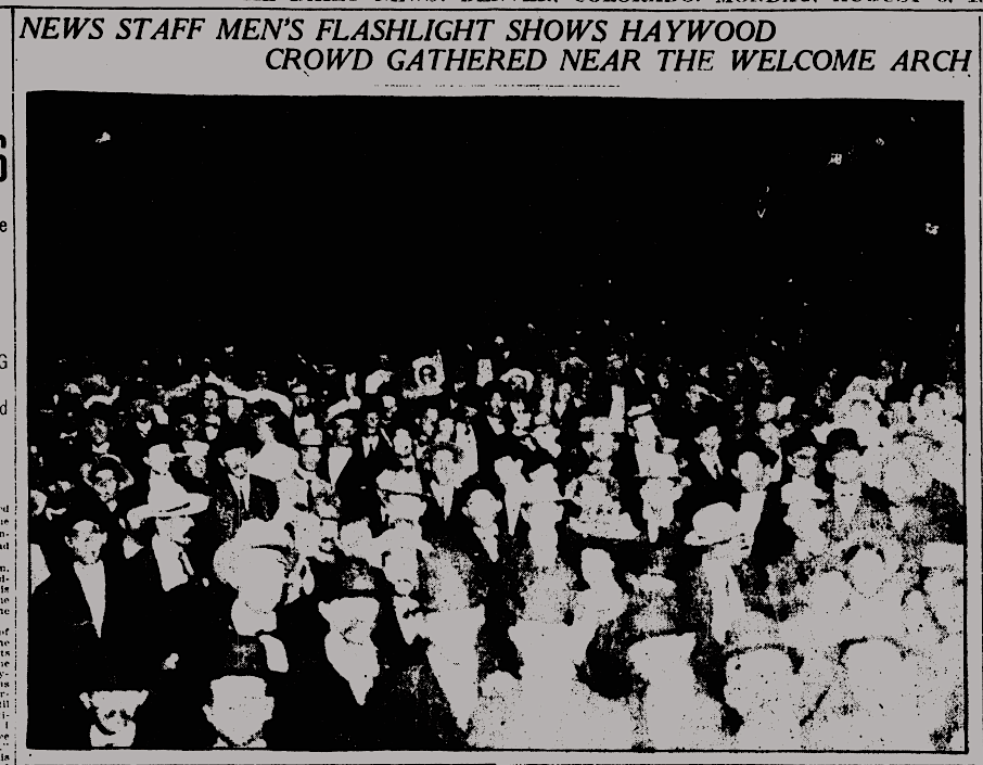 HMP, Denver Greets Haywood, RMN p4 Aug 5, 1907