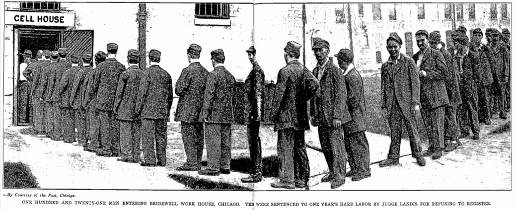 WWIR, IWW SP AntiWar Prisoners, ISR Aug 1917