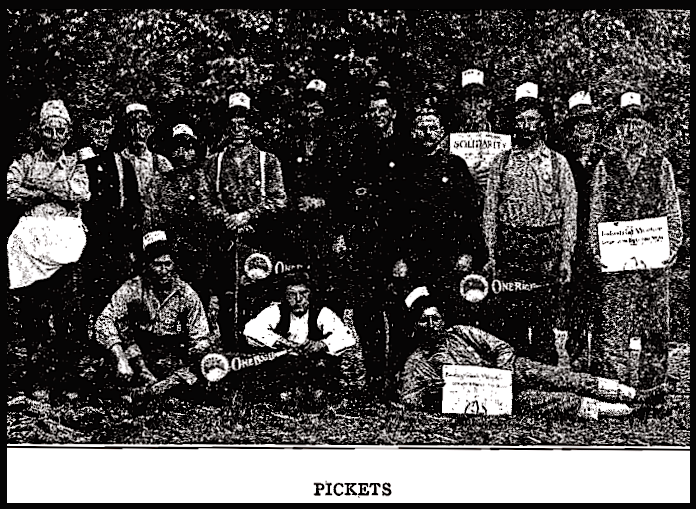 Lumber Workers on Picket Duty, ISR, Sept 1917