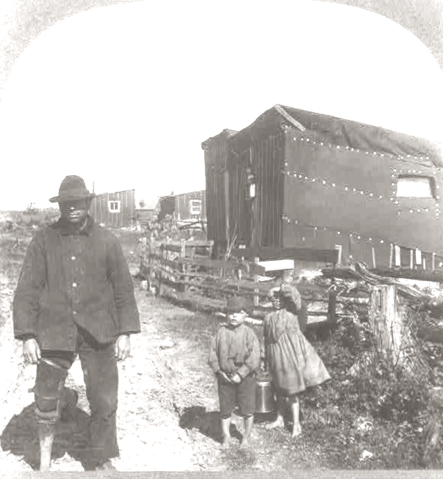 Mesabi Iron Miner, Home, Children, Crippled, ab 1905, LoC
