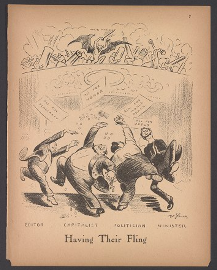 WWI, Having Fling Art Young, Masses, Sept 1917