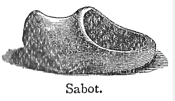 wooden shoe sabot