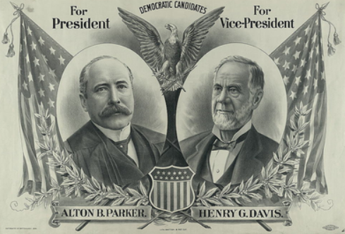Democratic Campaign Poster, Parker and Davis