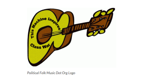 Political Folk Music Dot Org Logo