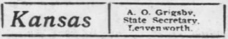 Kansas SP Sec Grigsby, AtR, Nov 30, 1907