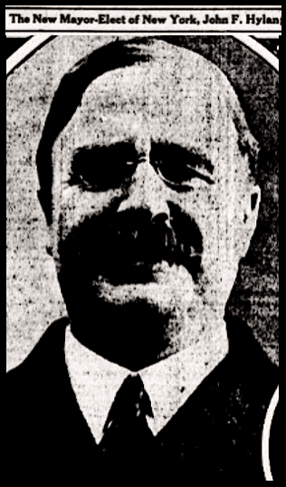 NYC Mayor Elect Hylan, NY Sun Nov 7, 1917