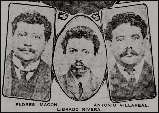 MX Revs, Magon, Rivera, Villareal, El Paso Hld, Aug 30, 1907