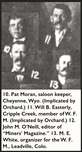 Witnesses Haywood Defense 10-13, Wilshires Aug 1907