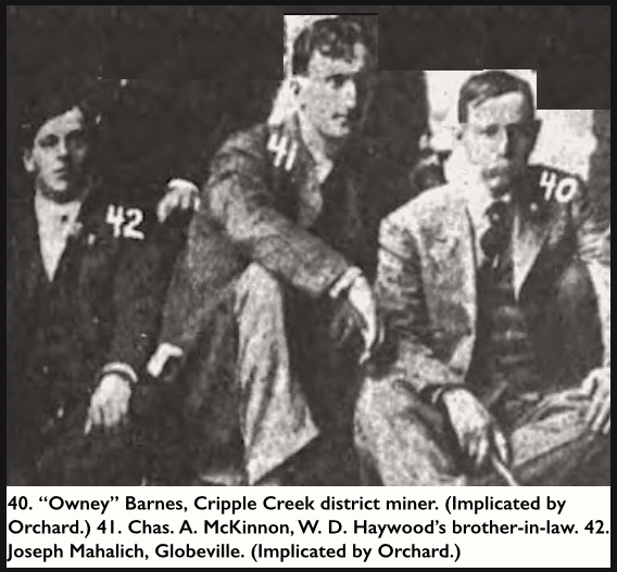 Witnesses Haywood Defense 40-42, Wilshires Aug 1907