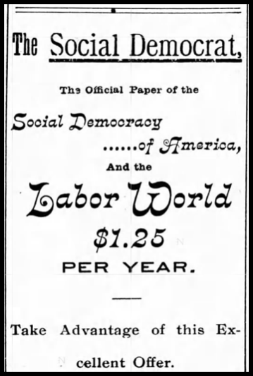 AD, The Social Democrat of SDA, LW p5, Mar 19, 1898