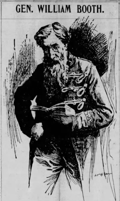 Gen William Booth, Salvation Army, Bff Eve Ns, Jan 6, 1898