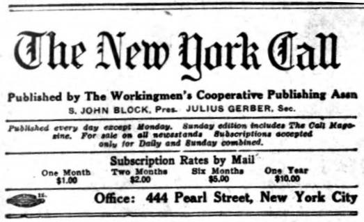 New York Call, March 21, 1918