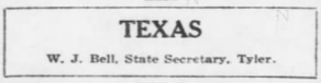 Tri State Edition, Texas, AtR Feb 1, 1908