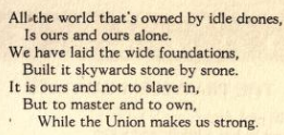 Quote Ralph Chaplin"all the world that's owned", Leaves
