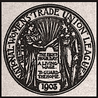 WTUL Emblem, Life and Labor, April 1918