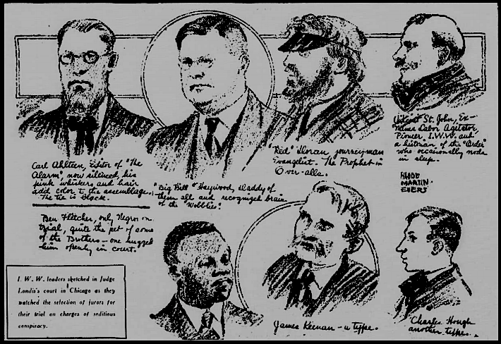 WWIR, IWW Leaders BBH StJ BF etc, NYTb p28, Apr 14, 1918